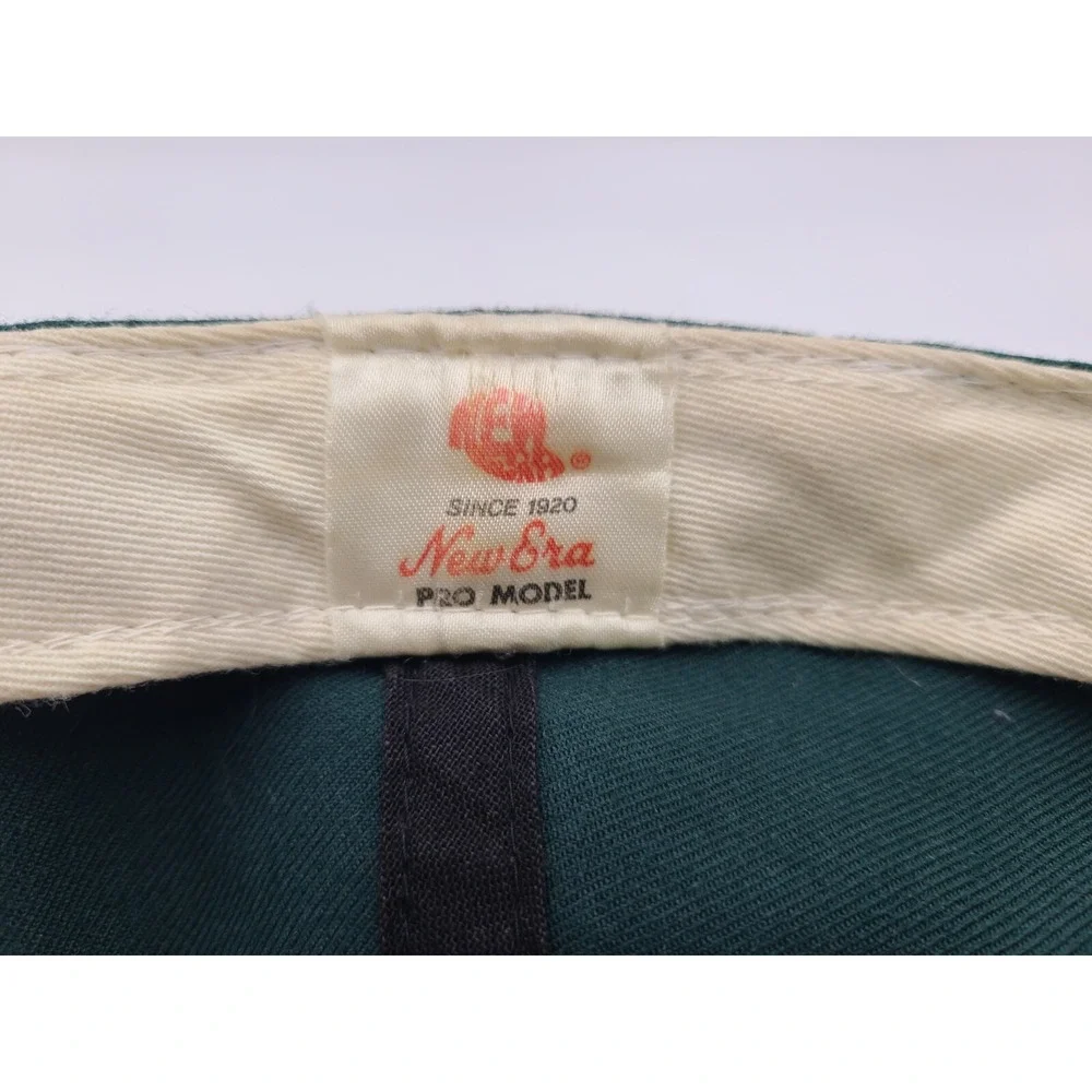 Vintage Green‎ Bay Packers New Era Pro Model Fitted 7 Hat Cap NFL Football Green